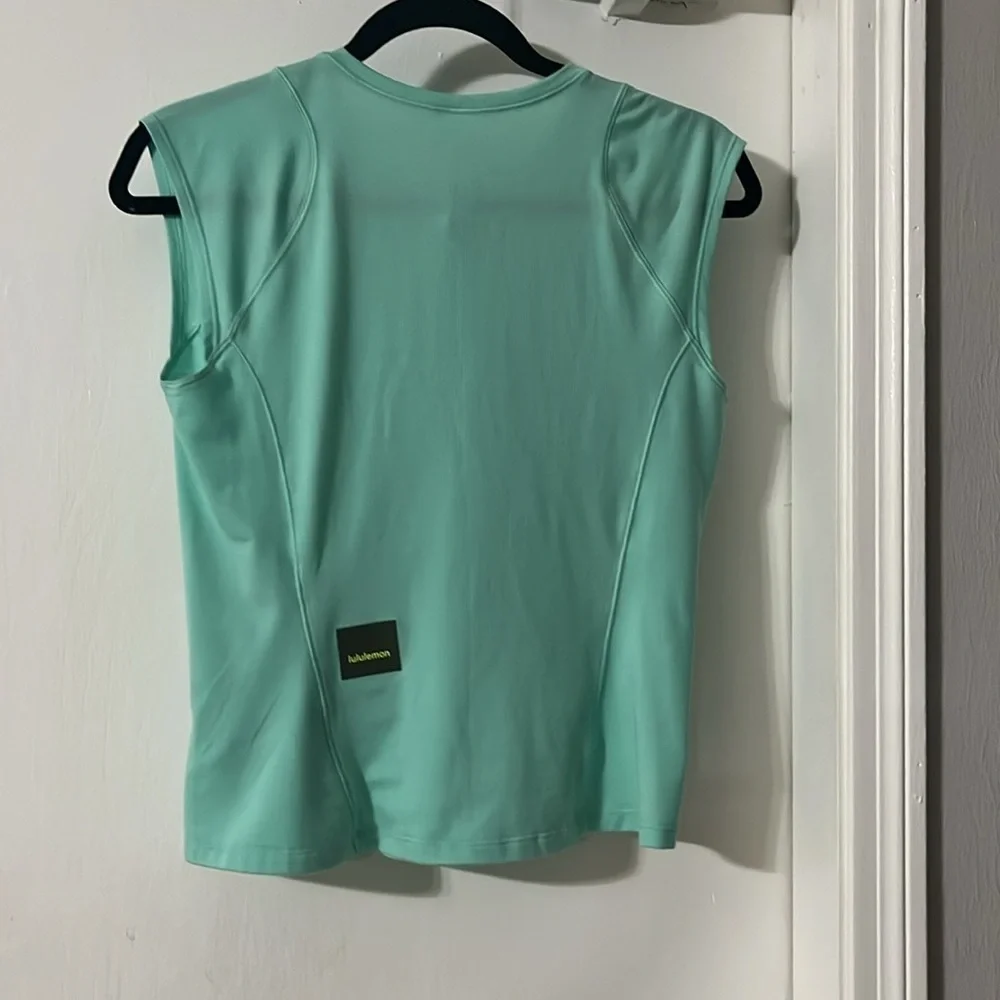 Lululemon Cap Sleeve Hiking Tank Top Wild Mint